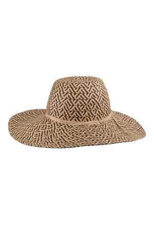 zonnehoed Belle naturel/zwart