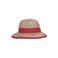 HATLAND zonnehoed Loren naturel/rood