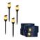 ZOLUNA solar vlamverlichting Anky (4-delige set)