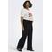 ONLY CARMAKOMA high waist wide leg jeans Plus Size - zwart