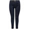 ONLY CARMAKOMA CARSALLY regular waist skinny jeans Plus Size - donkerblauw