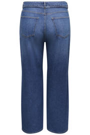 thumbnail: ONLY CARMAKOMA CARGIANNA straight leg jeans Plus Size - donkerblauw