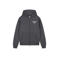 Croyez sweatvest met backprint - antraciet