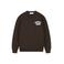 Croyez oversized sweater met backprint - bruin