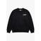Croyez relaxed fit sweater met backprint en logo - zwart