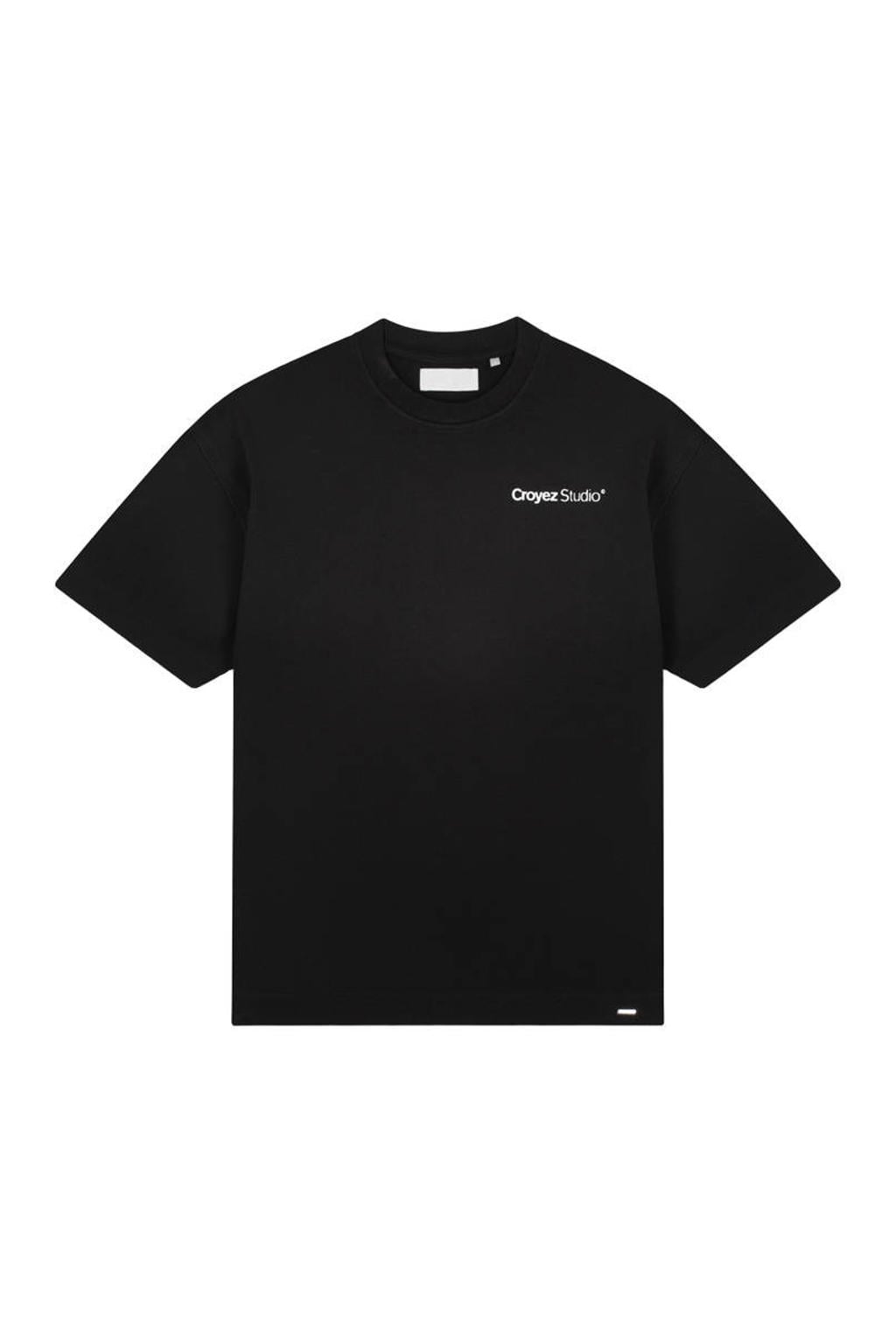 Croyez relaxed fit T-shirt met backprint - zwart