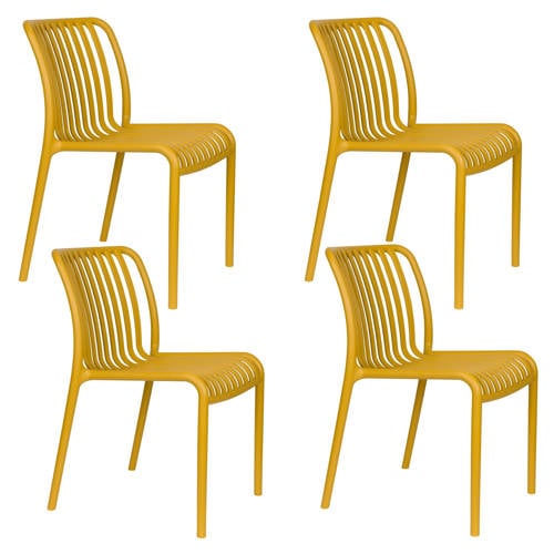Housecraft Living tuinstoel Mante (set van 4) – Geel