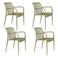 Housecraft Living tuinstoel Amae (set van 4)