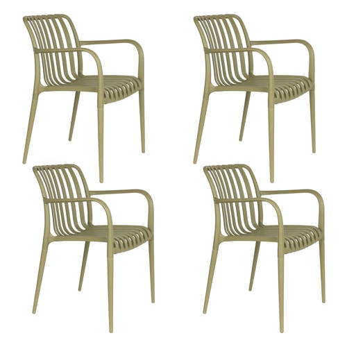 Housecraft Living tuinstoel Amae (set van 4) – Groen