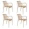 Housecraft Living tuinstoel Amae (set van 4)