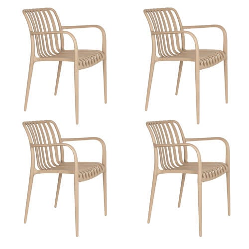 Housecraft Living tuinstoel Amae (set van 4) – Beige