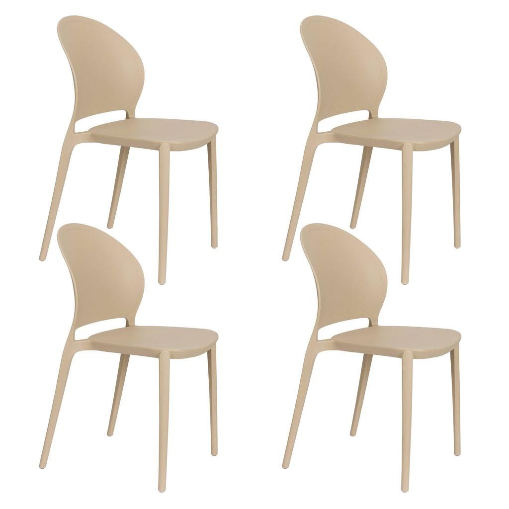 Housecraft Living tuinstoel Sjoerd (set van 4)