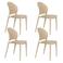 Housecraft Living tuinstoel Sjoerd (set van 4)