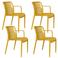 Housecraft Living tuinstoel Mante (set van 4)