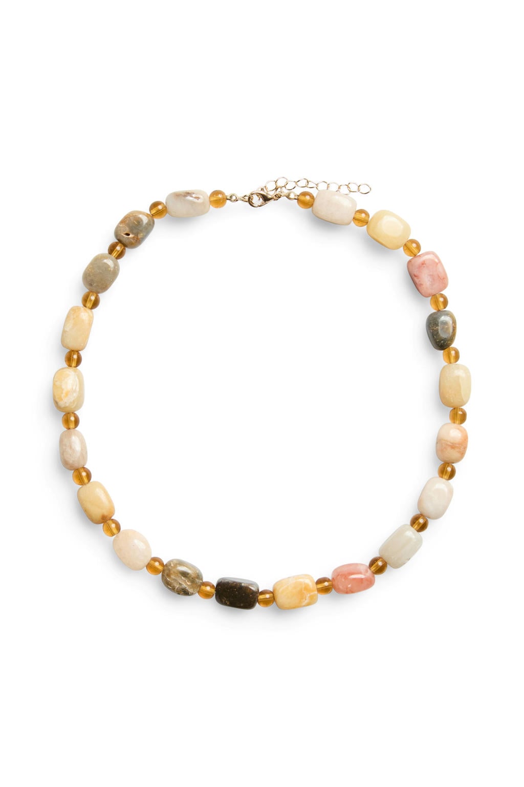 PIECES kralenketting PCMANJA goudkleurig
