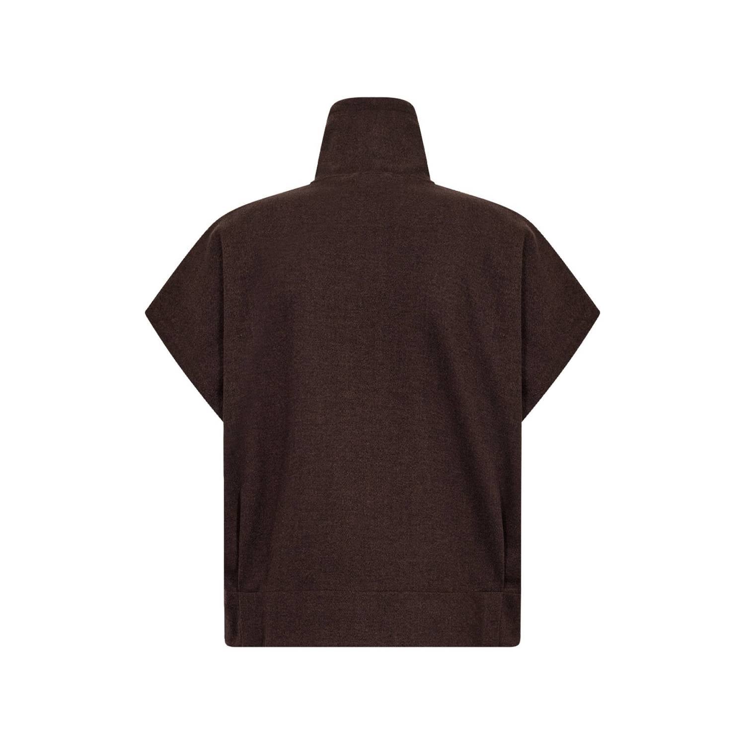 Soyaconcept gilet met wol grijs