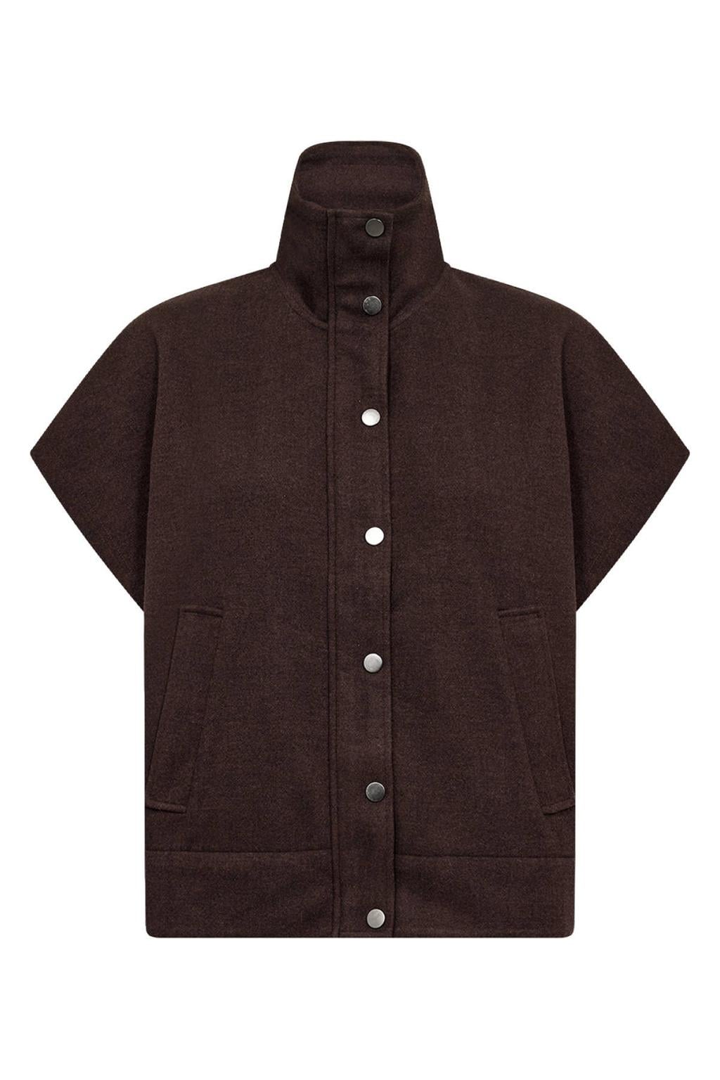 Soyaconcept gilet met wol - grijs
