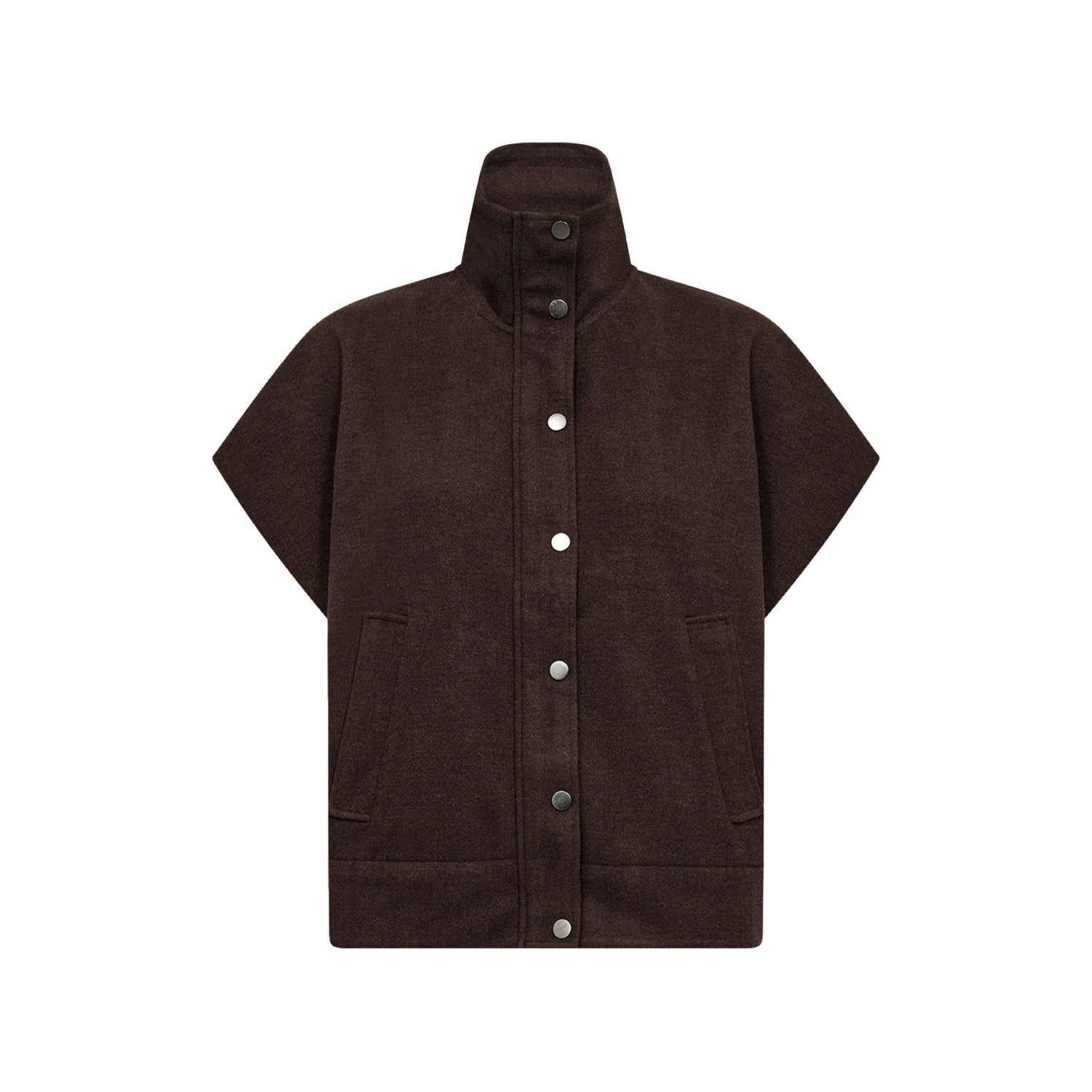 Soyaconcept gilet met wol grijs