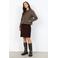 Soyaconcept geruite jas - bruin