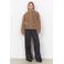 Soyaconcept faux fur jas - beige