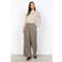 Soyaconcept wide leg gemêleerde broek - taupe