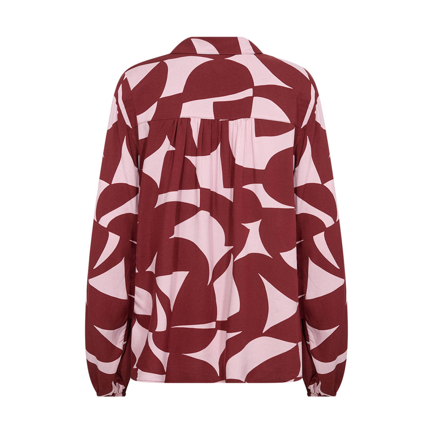 Soyaconcept top met print rood roze