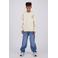 Vingino oversized sweater met backprint - beige