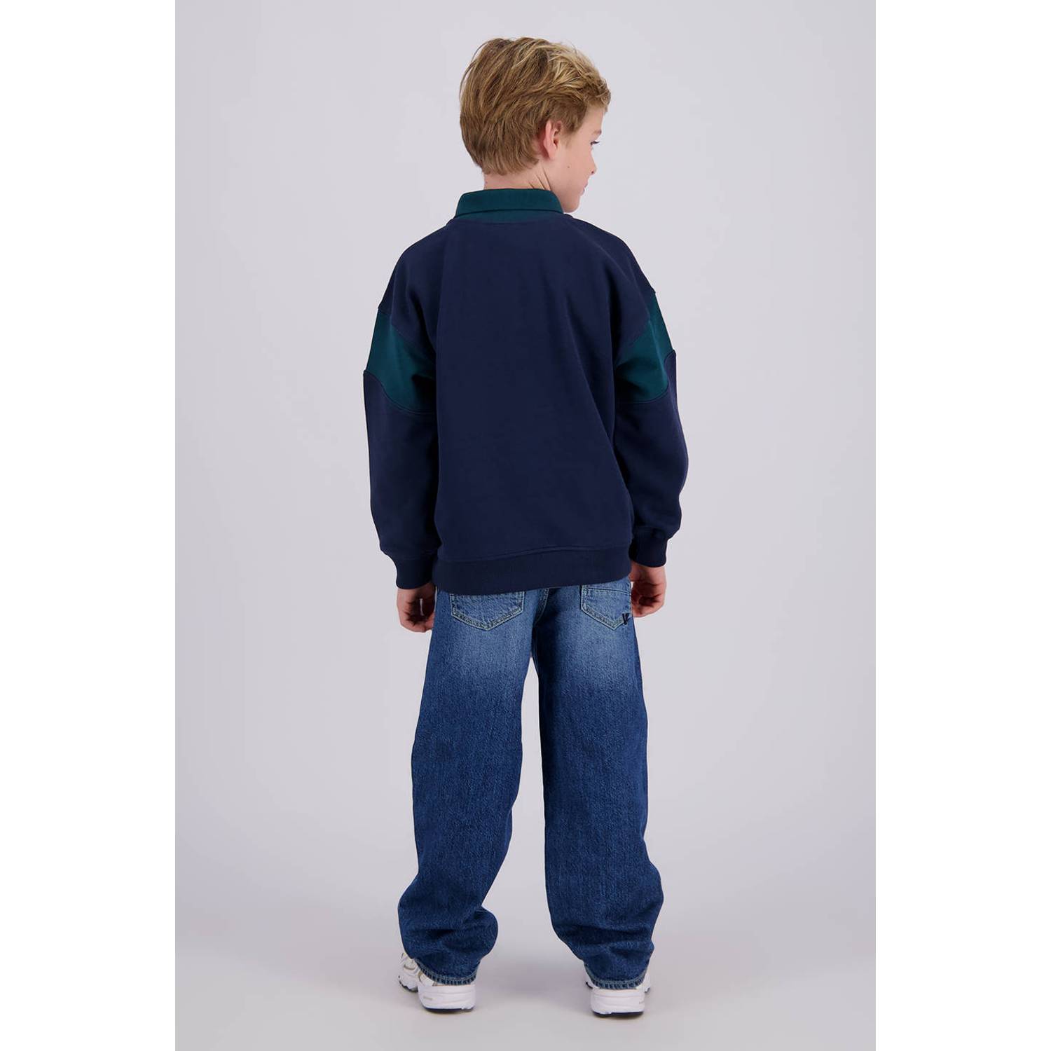 Vingino Keaton baggy jeans mid blue wash