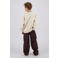 Vingino loose fit casual broek - donkerbruin