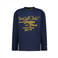 Vingino rechtvallende longsleeve met print - donkerblauw