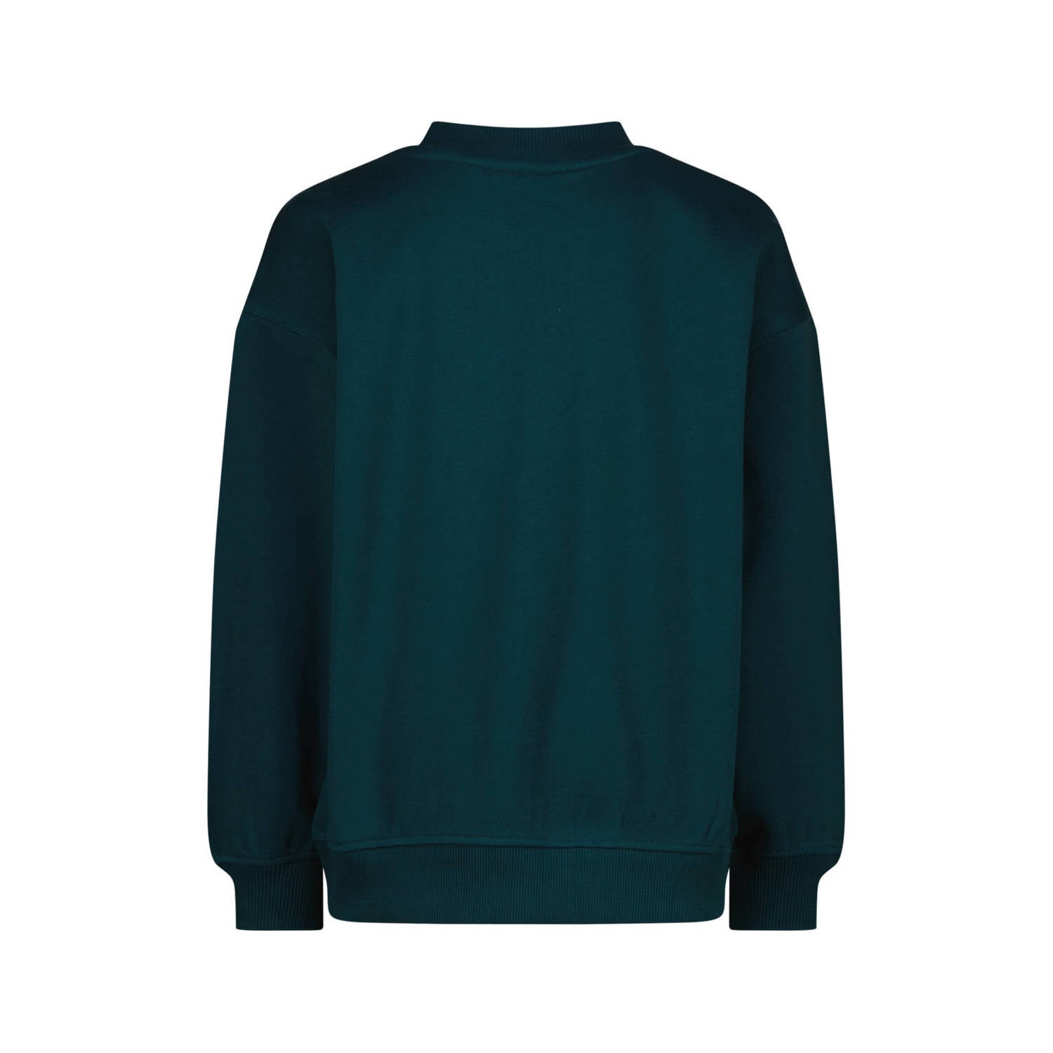 Vingino oversized sweater met tekstprint blauw