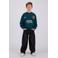 Vingino oversized sweater met tekstprint - blauw