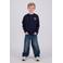 Vingino oversized longsleeve met backprint - donkerblauw
