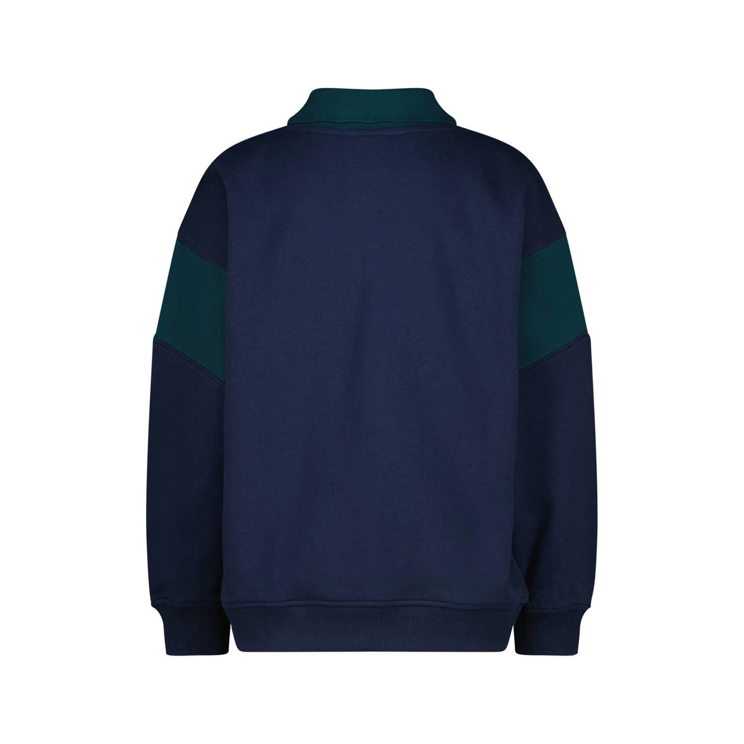 Vingino oversized sweater donkerblauw donkergroen