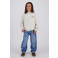 Vingino oversized longsleeve met backprint - ecru