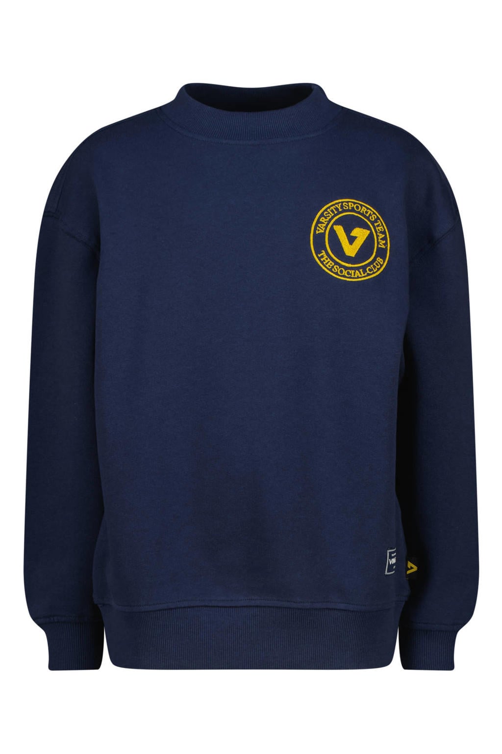 Vingino oversized sweater met backprint - donkerblauw