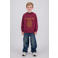 Vingino oversized sweater met print - donkerrood