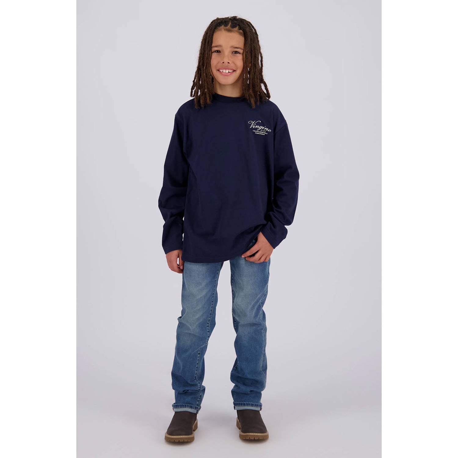 Vingino regular fit jeans mid blue wash