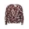 Zhenzi top Plus Size met print - donkerrood