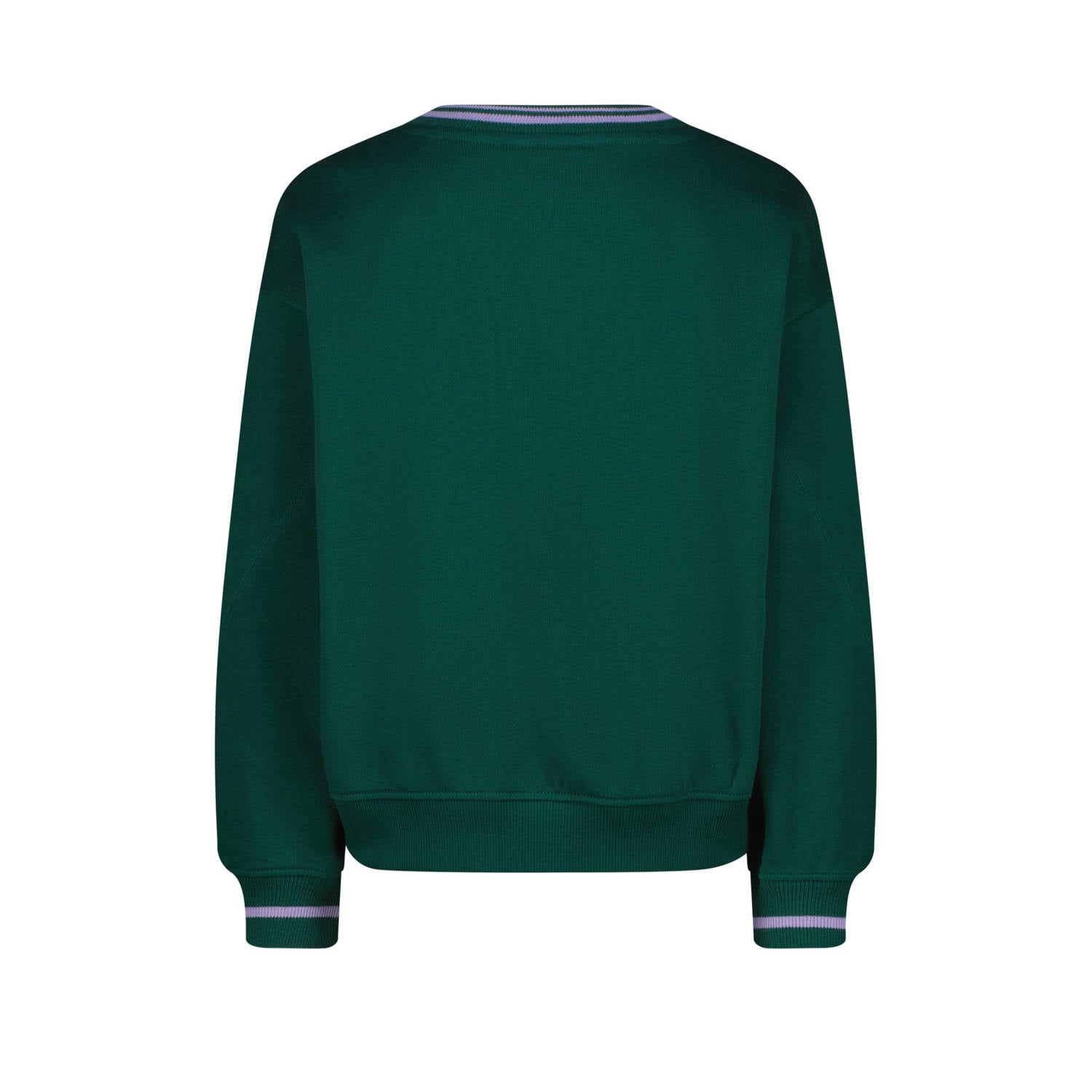 Vingino rechtvallende sweater met print groen