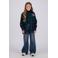 Vingino rechtvallende geruite blouse - groen