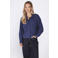 Poools blouse - donkerblauw