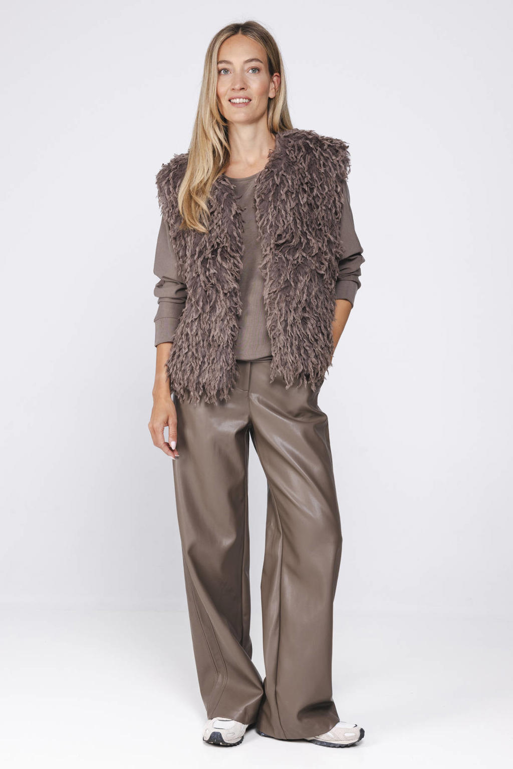 Poools gilet - bruin