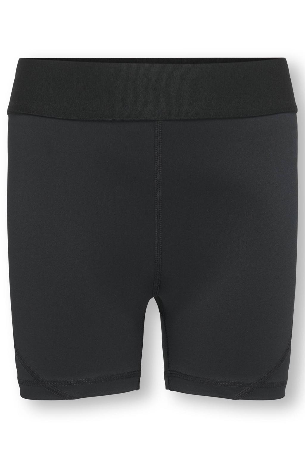 Zwarte meisjes ONLY PLAY GIRLS sportshort van polyester met regular waist