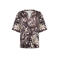 Wasabiconcept top Plus Size met print - bruin