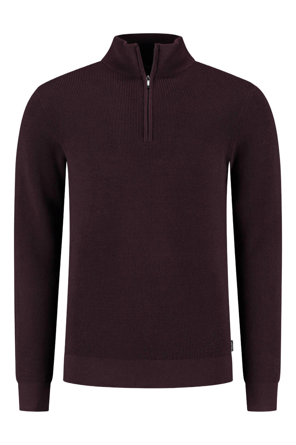 Saint Steve regular fit gebreide trui - merlot