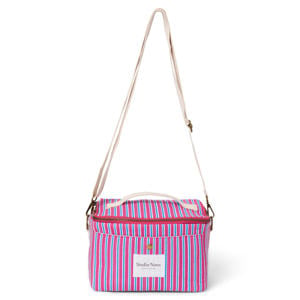 koeltas Poplin Striped paars