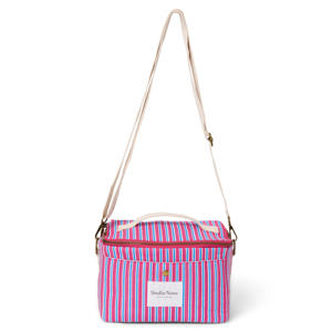 koeltas Poplin Striped paars