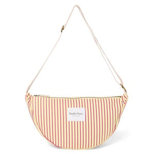 crossbody tas Poplin Striped geel