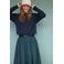 Miss Lagotte midi rok met panterprint - groen